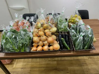 マルシェ準備写真(1)