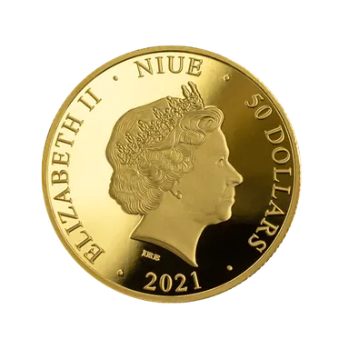 50ドル金貨　表面