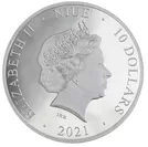 10ドルカラー銀貨　表面