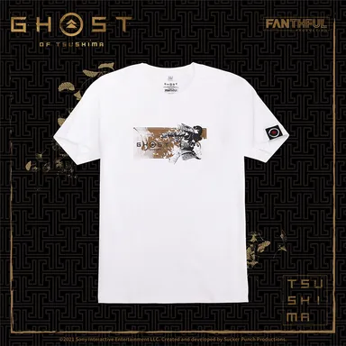 Ghost of Tsushima 仁之道 Tシャツ(白)：￥3,520