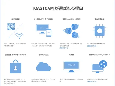 TOASTCAMが選ばれる理由