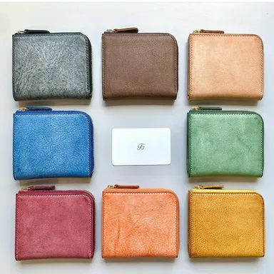 Lファスナー財布(全8色)