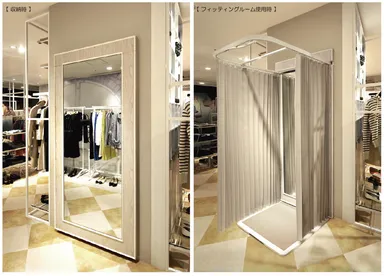 flat fitting room