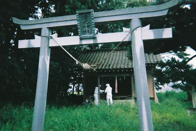 震災直後の清神社1