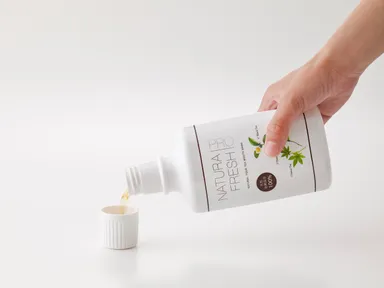 蓋の内側に目盛りが有ります