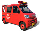 市町村に寄贈する軽消防自動車(デッキバンタイプ・8台)