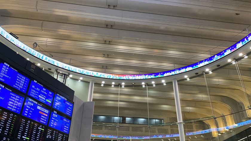 東京証券取引所　リング状の大型LED「チッカー」
フルカラーのサイネージアニメーションを企画・制作