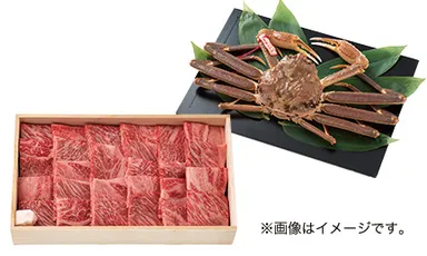ウメソー賞2点：グルメギフト(選べる和牛orカニ)