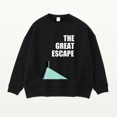 MIDDLA×TRICERATOPS Premium Wide Sweat ￥17,600(税込)