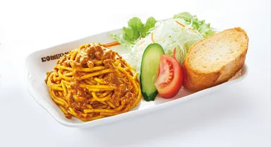 「旨辛カリー」インディアンスパゲッティ