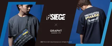 『レインボーシックス シージ』公式ライセンスTシャツとエンブロイデッドステッカー