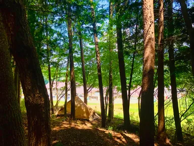 長野県入り口にある佐久市のキャンプ場