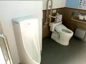 導入した清潔なトイレ