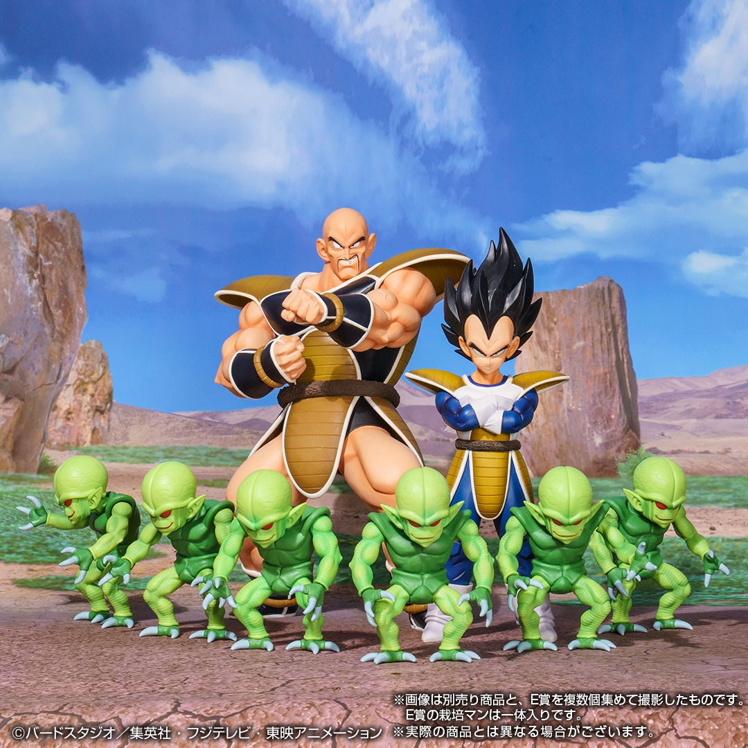 一番くじ ドラゴンボール Ex シリーズ 最新作にベジータ ナッパ 栽培マンのフィギュアが遂に登場 株式会社bandai Spirits ロト イノベーション事業部のプレスリリース