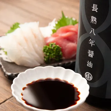 お刺身とたまり風長熟八年醤油