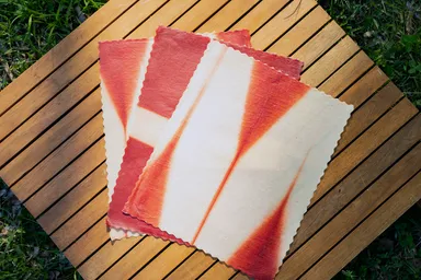 茜染め by 冨貴工房