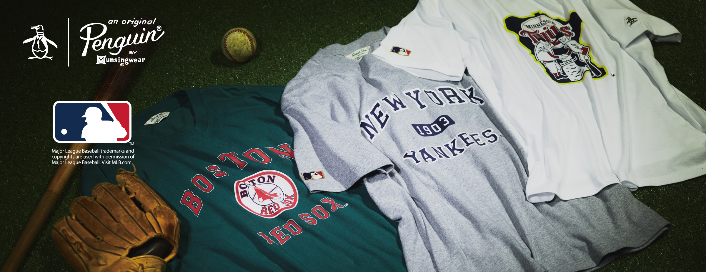 Munsingwearの新ライン、【Munsingwear Grand-Slam】(マンシングウェア グランドスラム)がMLBとのコラボレーションアイテムを発売!