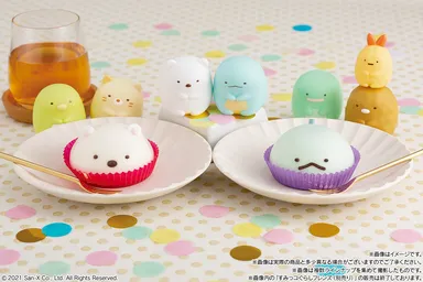 キャラデコmini すみっコぐらしのケーキ しろくま／とかげ