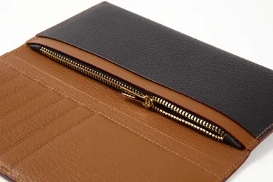 セパレート型ウォレット(ダークブラウン＆キャメルブラウン)3