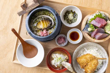 鮑めし 定食付き 3,608円