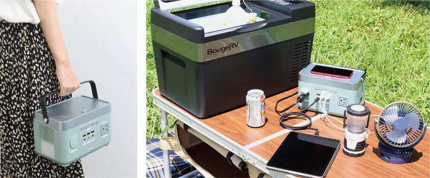 ケーブルが無くても対応機器の充電が可能！災害時やアウトドアに便利な