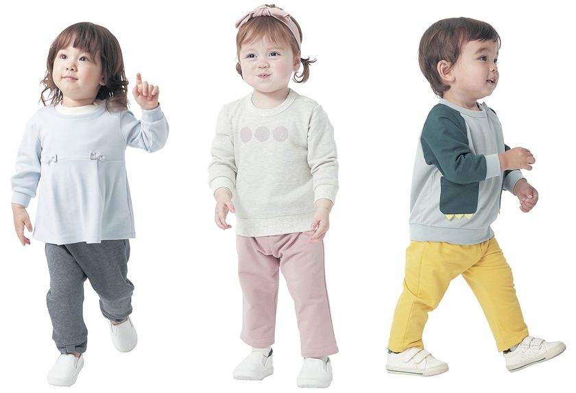 ベルメゾン
かわいいのにお手頃価格
1~3歳向けのベビーウェアブランド
「mitete(ミテテ)」デビュー
8月18日より発売開始