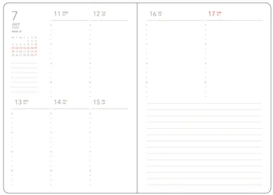 マンスリー＆ウィークリー B6　本文