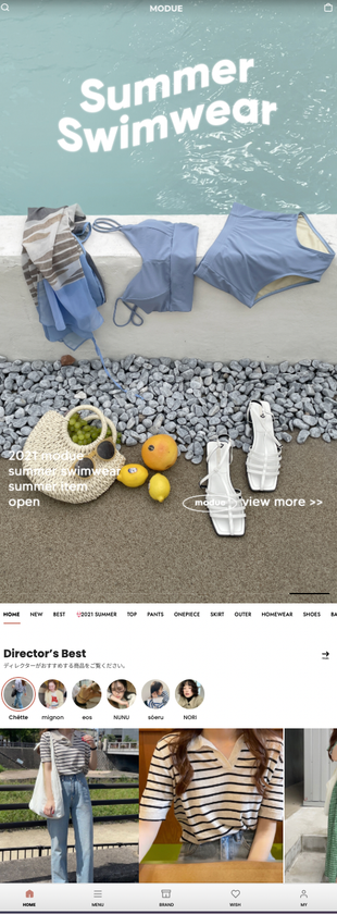 韓国のファッションインフルエンサーセレクトショップ
「MODUE(モドゥエ)」発表