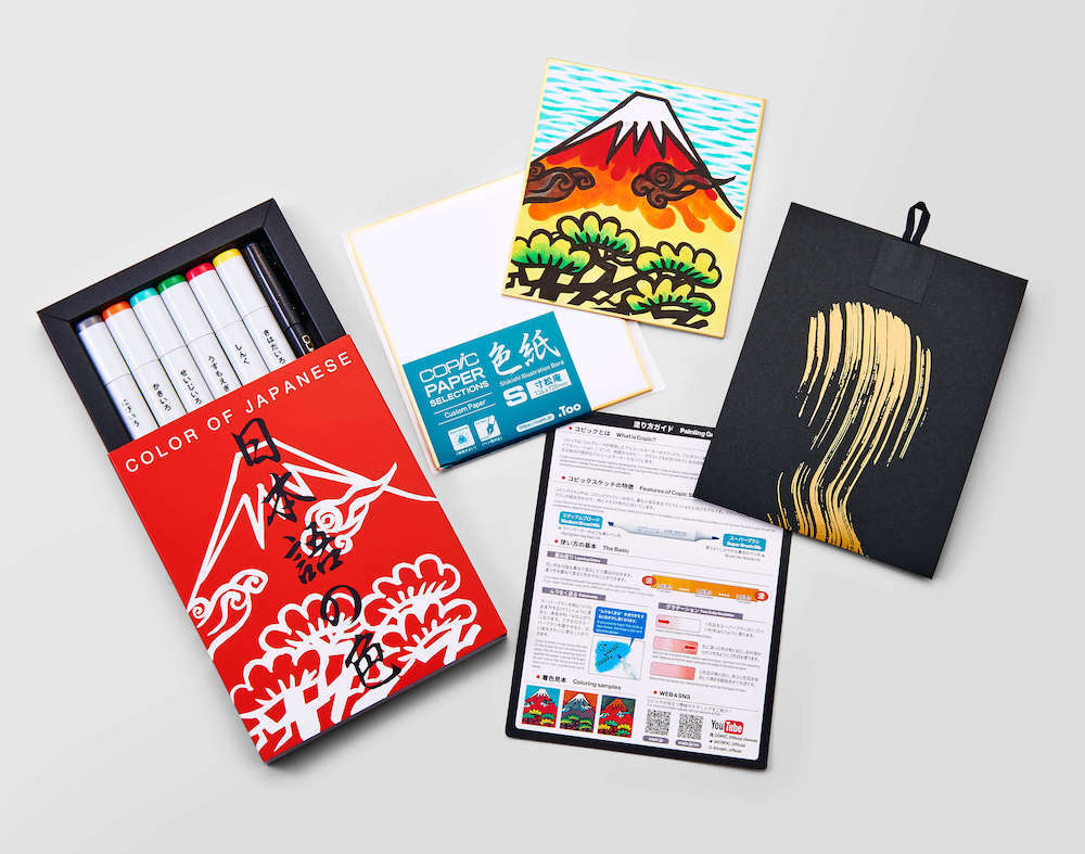 コシノジュンコ氏が描き下ろししたコラボセット コピックスケッチ 日本語の色セット を8月25日に数量限定発売 株式会社トゥーマーカープロダクツのプレスリリース