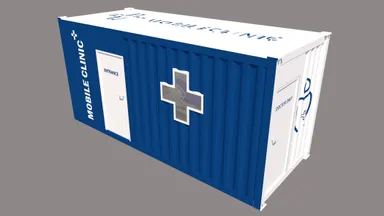 可動式医療用コンテナ「モバイルクリニック＋」