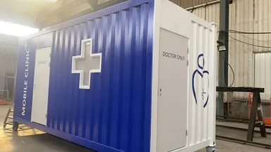 可動式医療用コンテナ「モバイルクリニック＋」