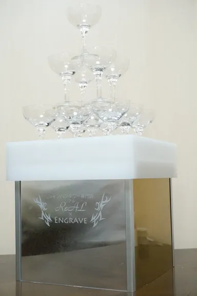 卓上シャンパンタワー3段