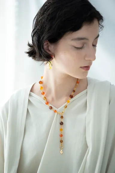 鳩 マルチウェイペンダント(オランジュ)