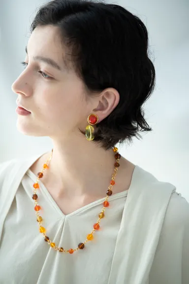 鳩 マルチウェイペンダント(オランジュ)