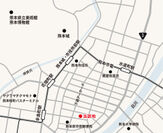 「(仮称)相鉄グランドフレッサ 熊本新市街」地図