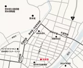 「(仮称)相鉄グランドフレッサ 熊本新市街」地図