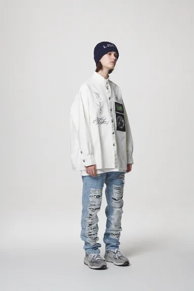 COLLAGE SHIRTS / WHITE