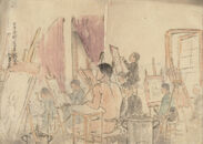 日本画家写生教室　五月三日 明治30～34年(1897～1901)　愛媛県美術館