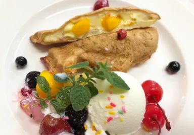 トロピカルたいを使ってデザートプレートも楽しめます！