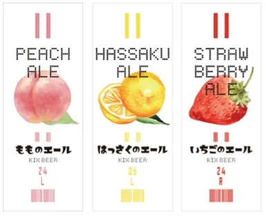 SDGsフルーツビールシリーズ