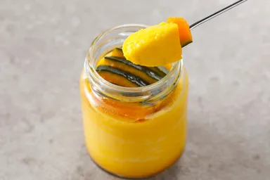 かぼちゃの甘さとカラメルのほろ苦さがベストマッチ