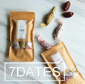 7DATES 一粒ずつペーパー素材でキャンディー状に包んでいます