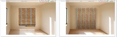 シェードとカーテンを比べて