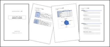 診断結果報告書 イメージ