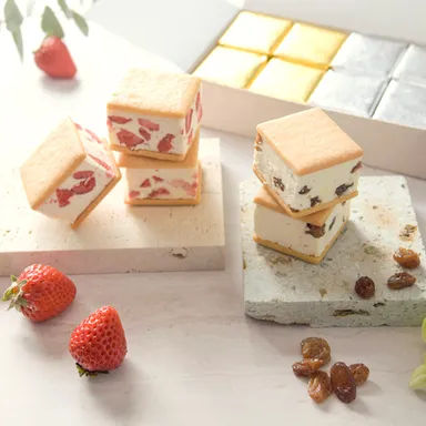 堀江バターサンド アソート8 レーズン・イチゴ 各4個入 2,800円