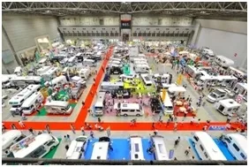 昨年の東京キャンピングカーショーの様子