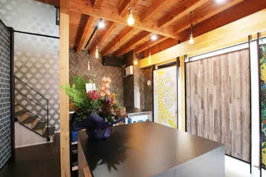 カラフルなクロスが楽しいショールーム