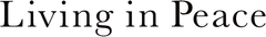 認定NPO法人Living in Peace