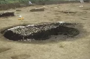 竪穴建物跡内の貝塚