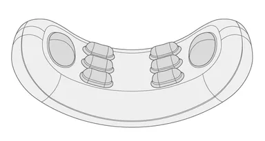 大小8個の押圧突起を内蔵